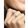 Pandora Sparkling & Polished Lines Ring - Silver/Transparent