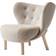 &Tradition Little Petra VB1 Karakorum/White Oak Loungestol 75cm