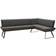 XXXlutz Voleo Black/Oak/Dark Gray Sofa 243cm 3Stk. 4-Sitzer, 5-Sitzer