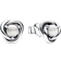 Pandora June Eternity Circle Stud Earrings - Silver/Pearl