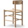 Fredericia Furniture J39 Mogensen Light Oak/Natural Paper Cord Köksstol 77cm