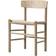 Fredericia Furniture J39 Mogensen Light Oiled Oak/Natural Køkkenstol 77cm