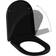 vidaXL Soft-Close WC-Istuin Musta