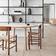 Fredericia Furniture J39 Walnut Oil/Braiding Nature Köksstol 77cm
