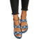 Shein Women Fabric Edging Round-Toe Slippers Flat Heel Casual Beach Slip-Ons For Summer 2024