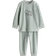 H&M Fleece Pyjamas - Dusty Light Green/Turtle (1113293006)