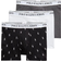 Polo Ralph Lauren Cotton Boxers 3-pack - Black Pony/Heather