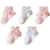 Shein Pairs Baby Girls Bowknot Decor Comfortable Lace Socks Breathable Ankle Socks For Daily WearTravel