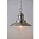 Endon Mendip Satin Nickel/Clear Pendant Lamp ∅ 33cm