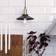 Globen Lighting Disc Black/Brushed Brass Window lamp ∅ 22cm