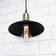 Globen Lighting Disc Black/Brushed Brass Window lamp ∅ 22cm