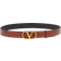 Valentino Garavani Vlogo Signature Belt - Deep Caramel