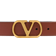 Valentino Garavani Vlogo Signature Belt - Deep Caramel