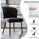 Flieks 5 Piece Black/White Dining Set 80x140cm 5pcs