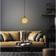 Eglo Albaraccin Gold/Brown Pendant Lamp ∅ 19cm