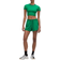 Lululemon Tight-Fit Cropped Shelf-Bra T-shirt - Raceway Green/Rainforest Green