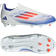 adidas Junior F50 League Laceless FG/MG - Cloud White/Solar Red/Lucid Blue