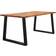 vidaXL Solid Wood Acacia Natural Matbord 90x180cm