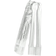 Shein 5 Pcs Plastic Buffet Tongs Clear 6.3 Inch Ice tong 5pcs 16cm