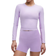 Lululemon All It Takes Back Twist Ribbed Long Sleeve Shirt - Lavender Frost