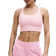 Lululemon Energy Longline Medium Support Bra - Pink Organza