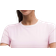 Lululemon Tight-Fit Cropped Shelf-Bra T-shirt - Pink Organza/White