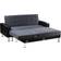 Habitat et Jardin Theo convertible Black/Grey corner Sofa 258cm 4 Seater