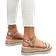Shein Summer Dressy Platform Sandals, Fabric Knot Beach Wedge Thick Bottom Roman Sandals With Rivet Decoration, Bohemian Open Toe Elastic Ankle Strap Breathable Comfortable Casual Elegant Flat Sandals