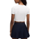 Lululemon Tight-Fit Cropped Shelf-Bra T-shirt - White