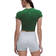 Lululemon Swiftly Tech Cropped Short-Sleeve Shirt 2.0 - Everglade Green