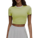 Lululemon Tight-Fit Cropped Shelf-Bra T-shirt - Sour Grape/White