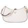 Guess 4G Logo Shoulder Bag Zip Closure Plain - White