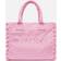 Pinko Beach Shopping Bag Recycled Canvas - Pink Color