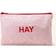 Hay Candy Mono Wash Bag Flat Set Light Pink
