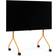 Pedestal Moon Rollin TV Stand Apricot