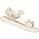 Geox Girl's Puffypop Sandals - Light Ivory