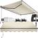 tectake Markise Ornella Med Vægbeslag 250 x 200 cm Beige
