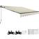 tectake Retractable Awning Ornella 250 x 200 cm Beige