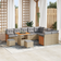 vidaXL 12-delars Trädgårdsoff Set Med Kuddar Beige Poly Rattan Akacia Loungeset