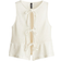 H&M Tie-Front Peplum Top - Cream