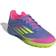 adidas F50 League Turf Boots - Blue Fusion/Lucid Lemon/Lucid Pink