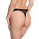 PINK Wink Logo High Leg Thong Panty - Pure Black