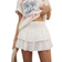 Stradivarius Flowing Skort With Ruffles - White