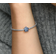 Pandora Bold Pavé Star Charm - Silver/Blue