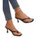 Shein Fashion Thong Sandals, Pyramid High Heels, Black Summer Comfortable Flip Flops, Solid Color Slippers, Fashionable High Heel Suitable