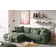 KAWOLA Madeline Olive Sofa 270cm 3 Seater