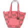 Michael Kors Kimber Small 2 in 1 Logo Embossed and Perforated Tote Bag - Tea Rose