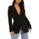 boohoo Fitted Tailored Blazer - Black