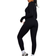 PrettyLittleThing Structured Contour Rib Zip Jumpsuit - Black