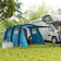 OutSunny Inflatable Camping Tent 3-6 Person Blue